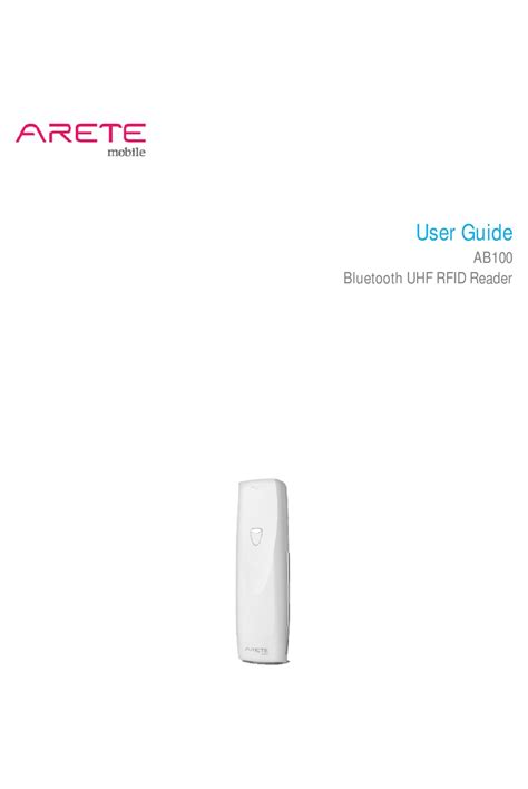 ARETE POP USER MANUAL Pdf Download 